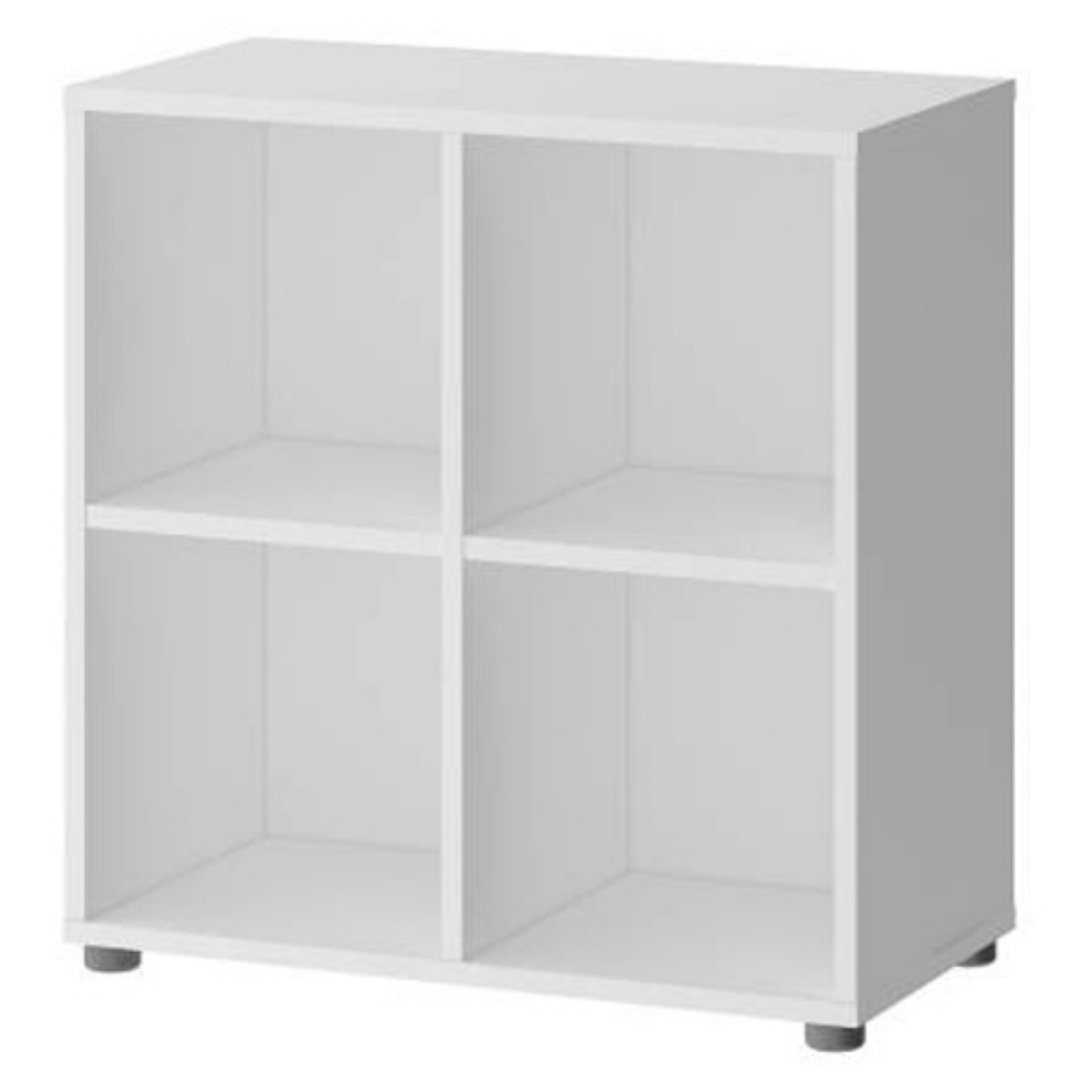 Tvilum Stewart 4 Shelf Cube Bookcase White