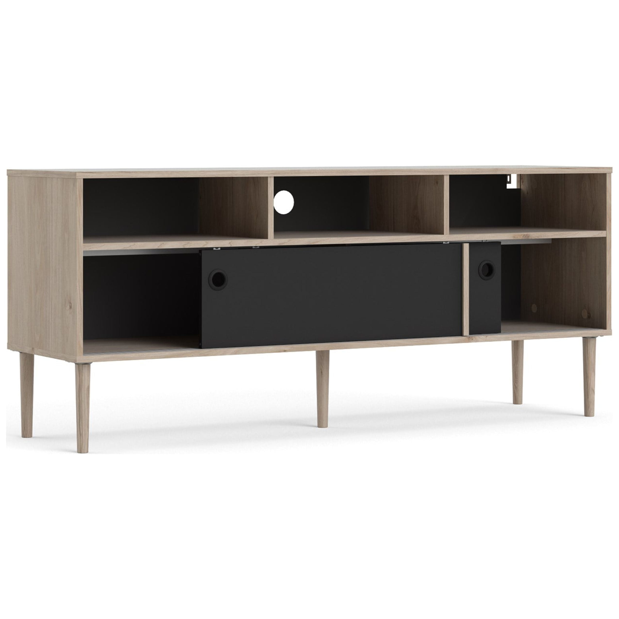 Tvilum TV Stand with 2 Sliding Doors