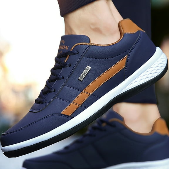 Tvtaop Fashion Sneaker for Men Shoes Casual Shoes Leather Sport Shoes Breathable Comfortable Walking Shoes