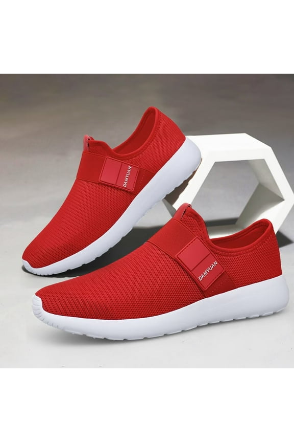 Men's Walking Shoes Lightweight Soft Easy To Put On Take Off Sports Shoes