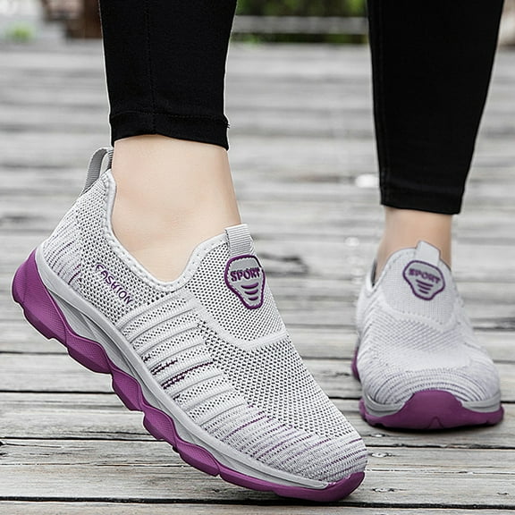 Tvtaop Women's Casual Shoes Slip-on Sneakers Comfortable Walking Shoes