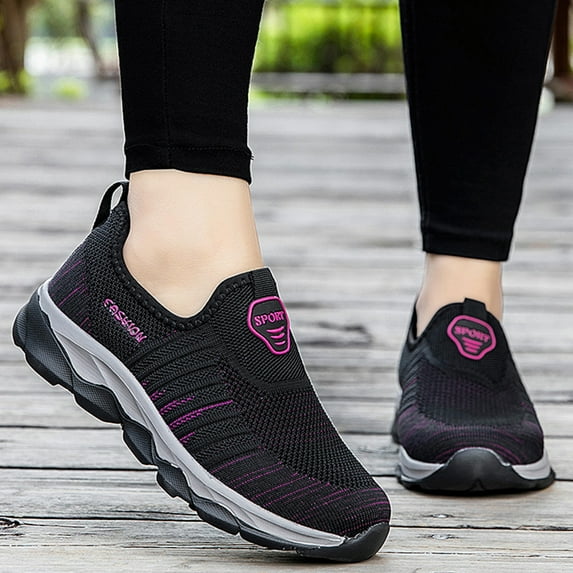Tvtaop Women's Casual Shoes Slip-on Sneakers Comfortable Walking Shoes