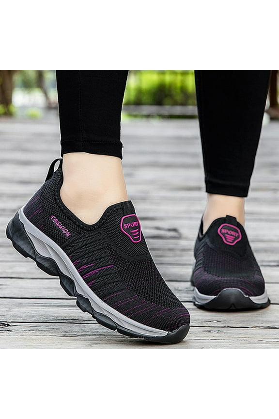 Women's Casual Shoes Slip-on Sneakers Comfortable Walking Shoes