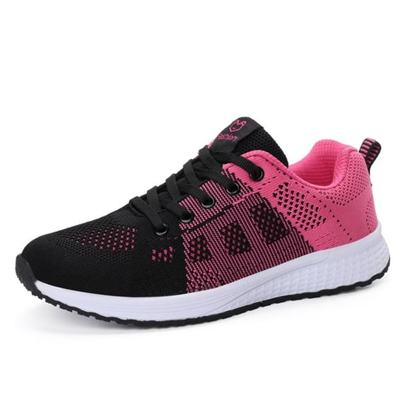 Tvtaop Women's Summer Lightweight and Breathable Soft Sole Sports Shoes Mesh Running Shoes
