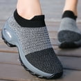 thumbnail image 1 of Tvtaop Womens Wedge Platform Shoes Comfortable Walking Shoes Breathable Knit Ladies Workout Sneakers Casual Sock Shoes, 1 of 9