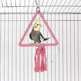 thumbnail image 1 of Tvtnvo Bird Toys Rope with Tassels for Parrots Parakeets Cockatiels Sturdy Twined Rope with Metal Core for Climbing Swaying and Chew Play in Cage Multicolor 6.7x6.7in, 1 of 6