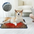 thumbnail image 1 of Tvtnvo Dog Mat Heated Self Heating Pet Pad for Pets and Dogs Extra Warm Thermal Waterproof Bed Liner Insulating Heat Retaining Mat for Indoor Outdoor Use Brown 19.6x15.7in, 1 of 4