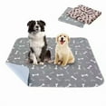 thumbnail image 1 of Tvtnvo Dog Mat Pet Mat Leak Proof Washable Reusable Highly Absorbent Odor Control Non Slip Chew Resistant Floor Protector for Dogs and Pets Easy to Clean Secure Grip Backing Gray 27.5x31.5in, 1 of 8