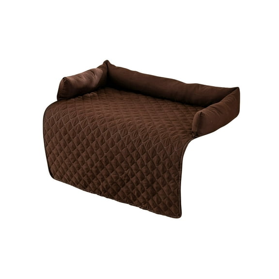 Tvtnvo Dog Mat Pet Mat Plush Thermal Insulated Scratch Resistant Bite Resistant Washable Fluffy Mat for Indoor Outdoor Use with Kennel Crate Car Travel Relaxed for Pets and Dogs 29.5x29.5in Brown