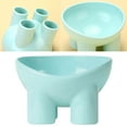 thumbnail image 1 of Tvtnvo Elevated Pet Food and Water Bowl Raised Dog Pet Bowl with Rounded Rim Non Tip Stable Base Easy Clean Space Saving Storage Suit Indoor Feeding Station Blue 13fl oz, 1 of 5