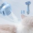 thumbnail image 1 of Tvtnvo Pet Hair Dryer with Brush Quiet Portable 3 Temperatures Low Noise Gentle Heat Fast Drying Soft Stainless Steel Pin Comb for Small Medium Dogs Pets Home Grooming Blue 12.4x5.0.x2.8in, 1 of 8