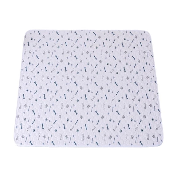 Tvtnvo Pet Mat Dog Urine Pad Washable Waterproof Highly Absorbent Chew Resistant Reusable Training Pad Non Slip Secure Grip for Home Crate Car Feeding Area White 11.8x11.8in