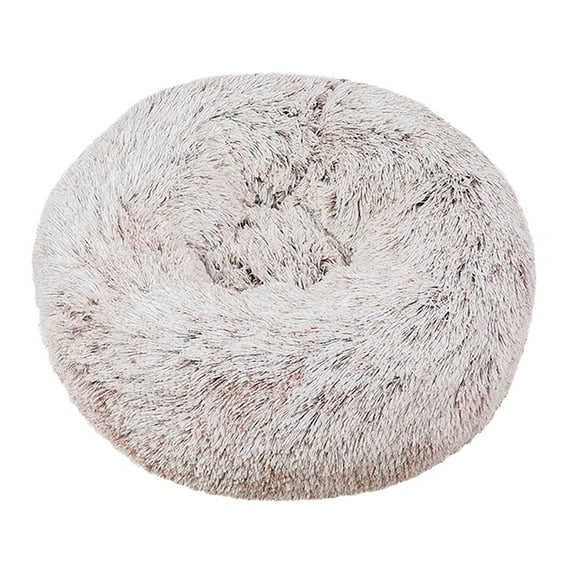Tvtnvo Relaxedable Kennel Pet Bed Dog House Pet Hideout Raised Rim Support Super Soft Filling Joint Relief Burrowing Design Water Resistant Bottom for Indoor Dogs and Pets Gray 19.7 in