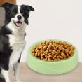 thumbnail image 1 of Tvtnvo Slow Feeder Dog Bowl Anti Choking Design with Non Slip Stable Base Anti Spill Slow Feeding Columns Easy to Clean Rounded Corners Improves Digestion Green 8in, 1 of 5