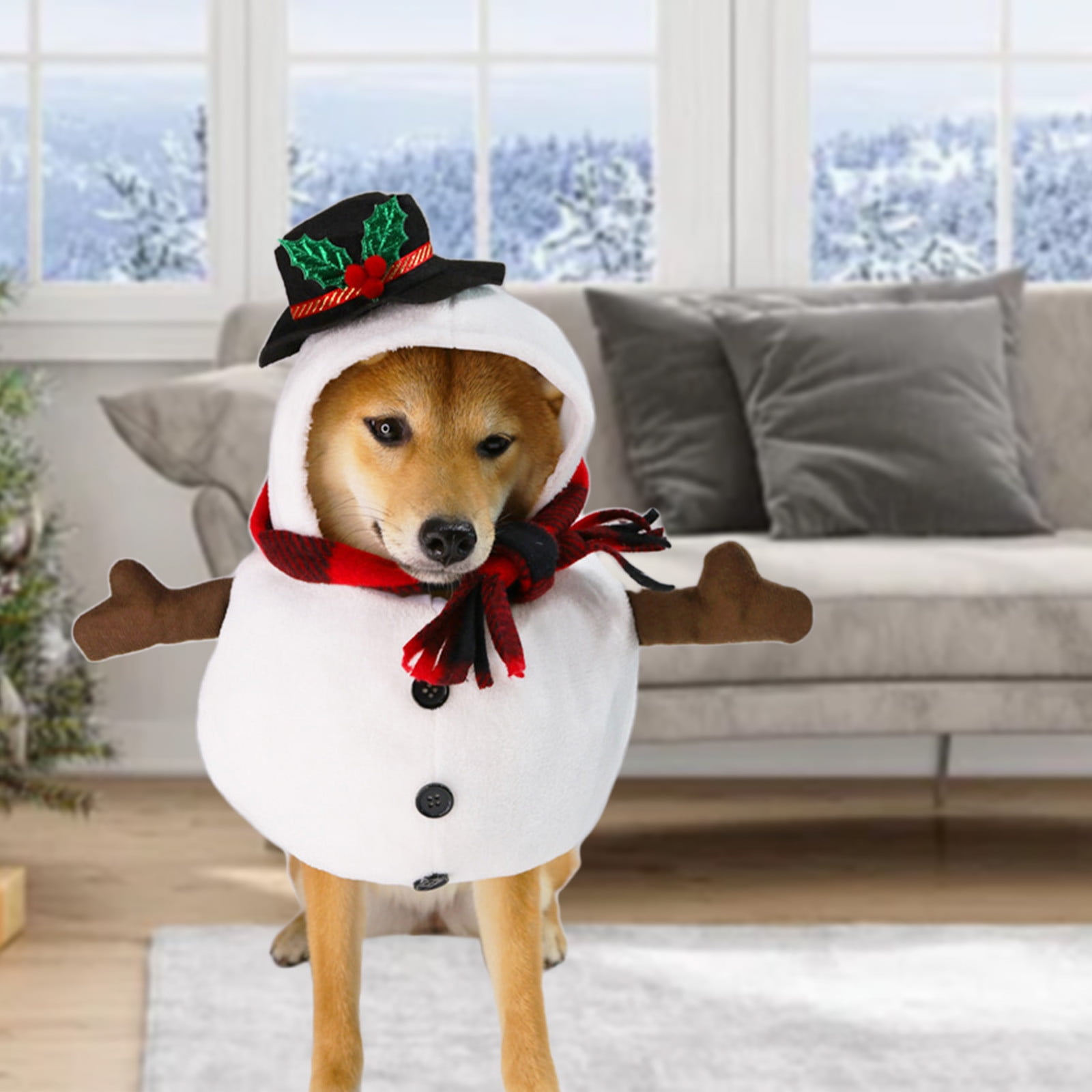 white christmas dresses Christmas Dog Costume Funny Dog Christmas Santa Claus Costume Riding o –  Paladium Pets main image 1