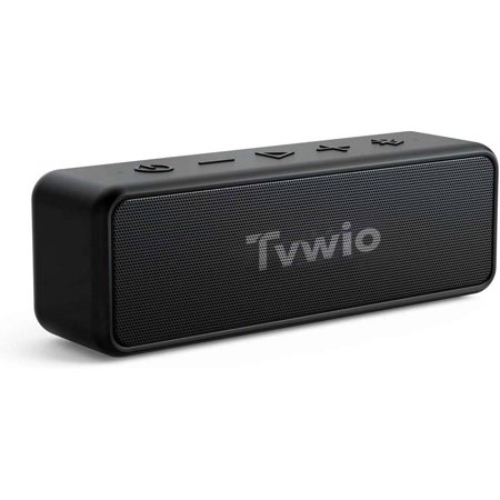 Tvwio Soundcore 2 Portable ,Black Bluetooth Speaker with 12W Stereo Sound, Bluetooth 5, Bassup, Waterproof