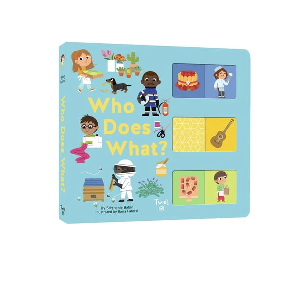 Pre-Owned Tw Who: Who Does What?: A Slide-And-Learn Book (Board Book)