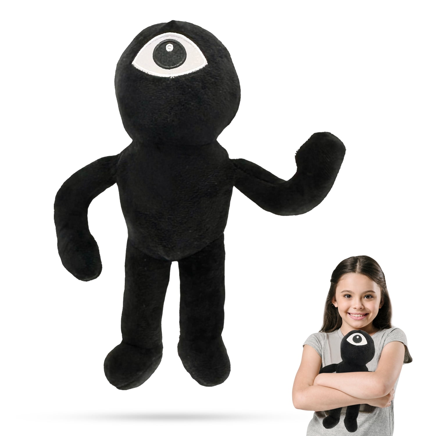 TwCare Rainbow Friends Black Plush Toy, Soft Stuffed Animal