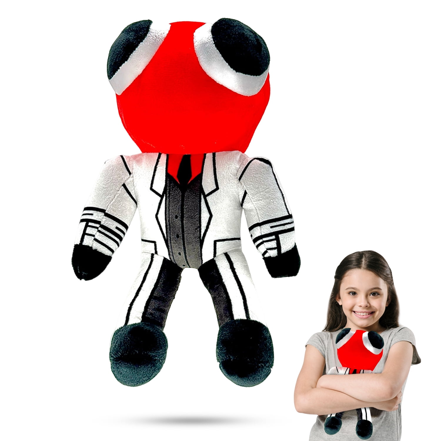 28cm Rainbow Friends Plush Stuffed Toy Cartoon Red Doll Soft Kids Gift Game  New