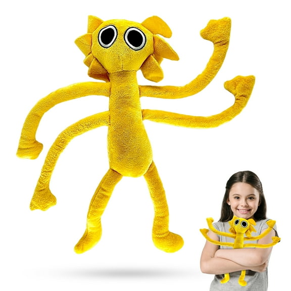TwCare Rainbow Friends Yellow Plush Toy, Soft Stuffed Animal Monsters Doors Plush Doll Toys, Wiki Plushies Toys Gifts for Kids Adults Birthday Thanksgiving Christmas Horror Game Party Favors Fans