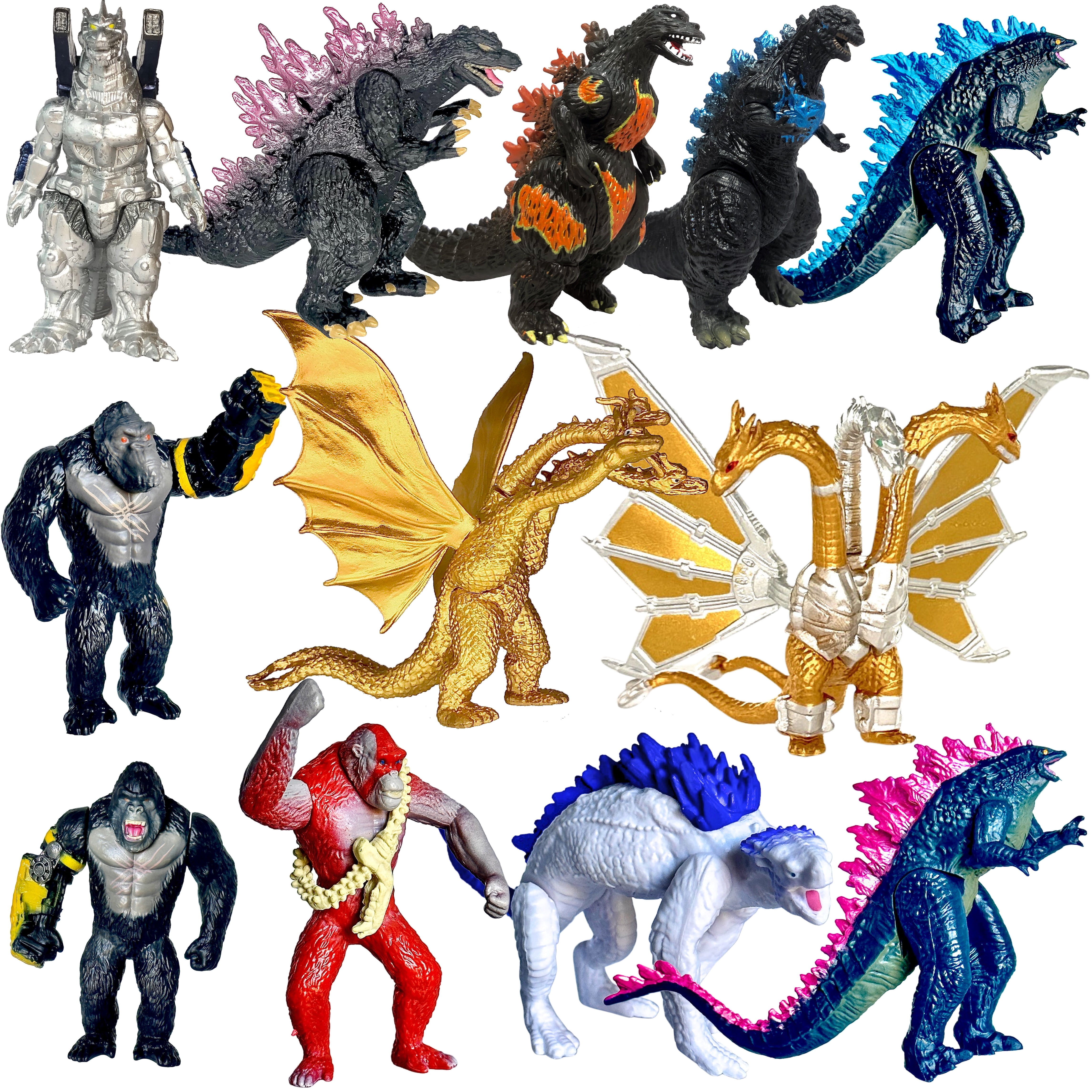 TwCare Set of 12 Godzilla x Kong: The New Empire Action Figures