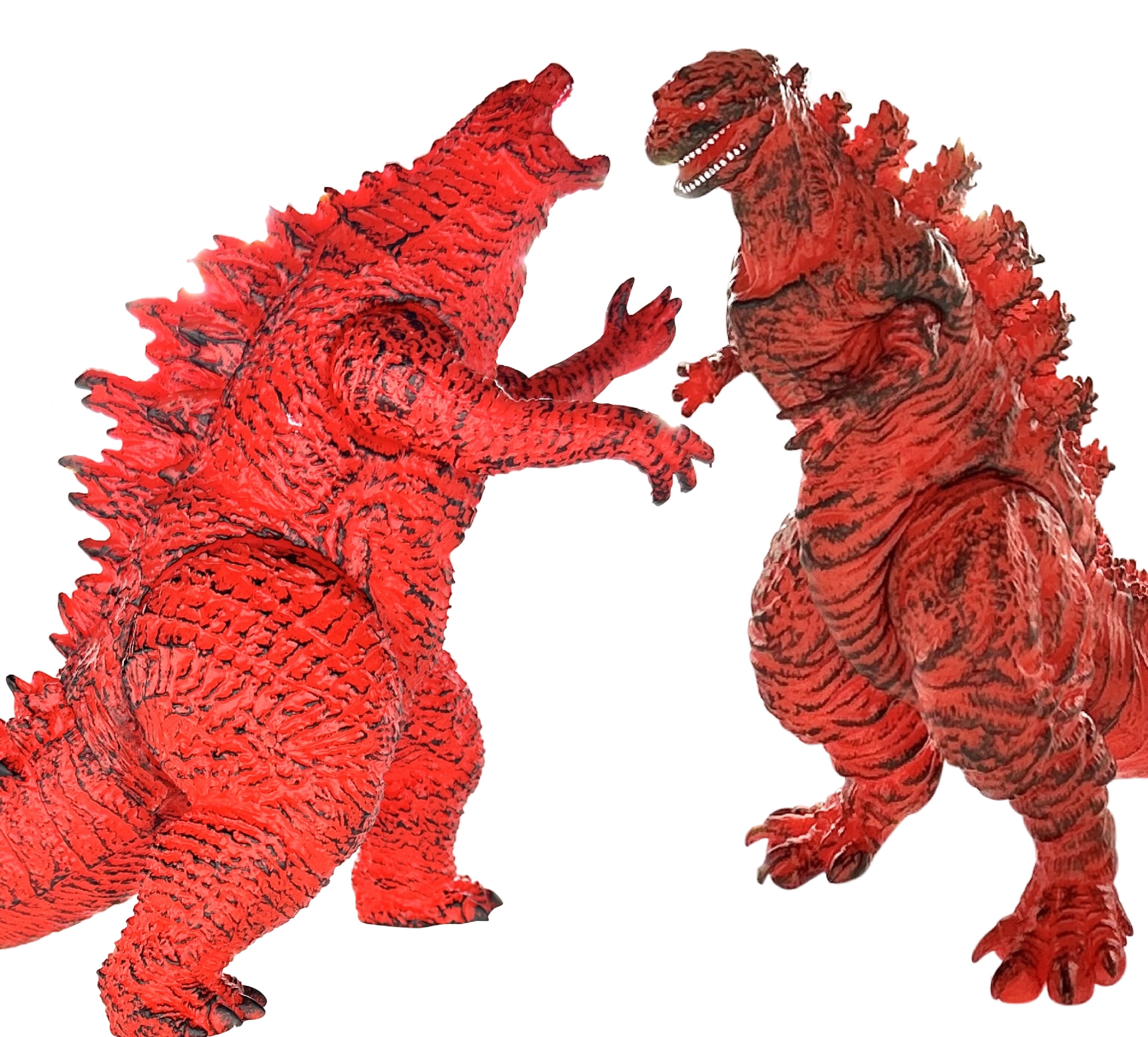 Generic Set of 2 Monster Dinosaur Shin Figures, Movable Joints