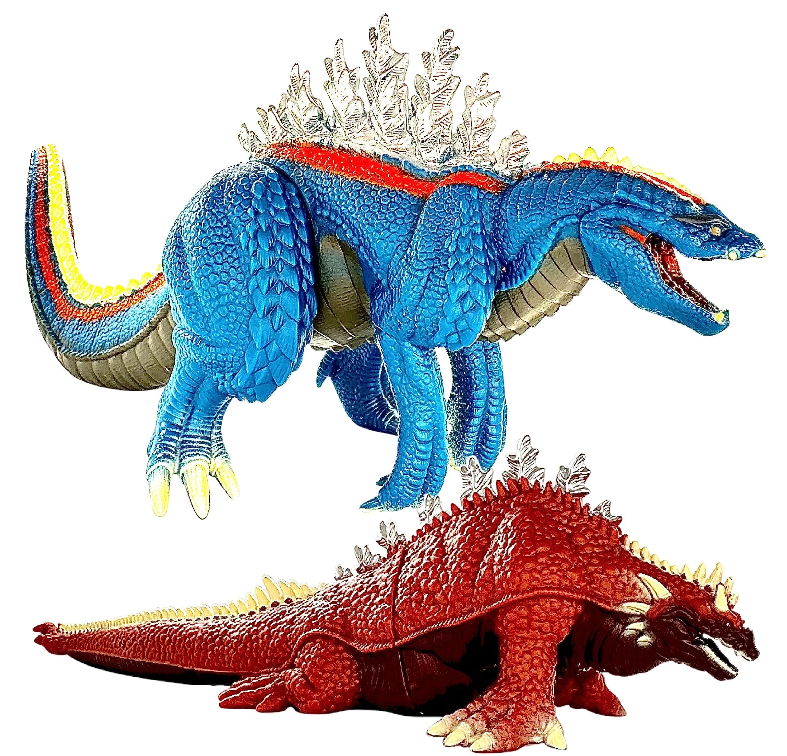 TwCare Set of 2 Large Godzilla Terrestris & Amphibia Action