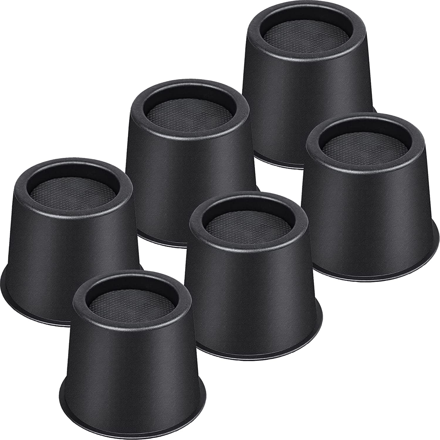 Twakashic Bed Risers 4 Inch Round Furniture Risers Lifts with NoSlip