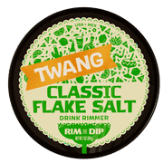 Twang Classic Flake Drink Rimming Salt, 4 oz Tub