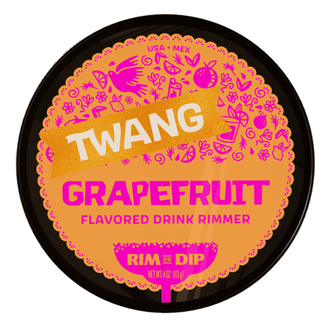 Twang Grapefruit Flavored Drink Rimming Salt, 1- 4 oz