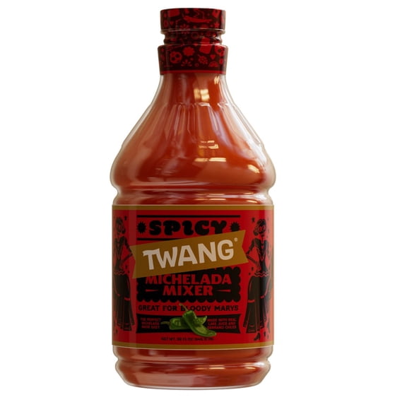 Twang Michelada Mixer Spicy Flavor; 32oz plastic bottle