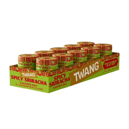 Twang Spicy Sriracha Snack Salt, 1.5 oz, 10 Count