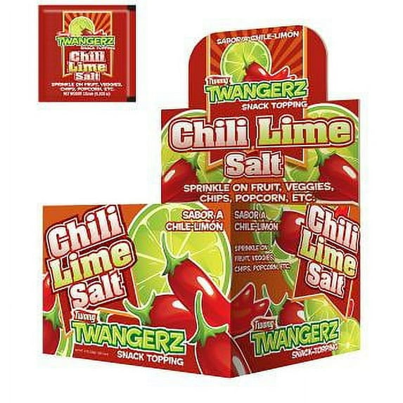 Twang Twangerz, Chili Lime Salt - Packets, Count 200 - Beer Salt / Grab Varieties & Flavors