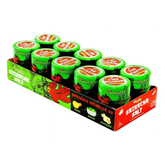 Twang Twangerz, Sriracha - Bottle, Count 10 (1.15 oz) - Beer Salt / Grab Varieties & Flavors
