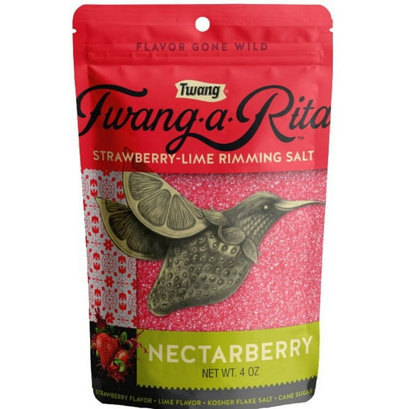 Twang-a-Rita 4 oz. Nectarberry Strawberry Rimming Salt