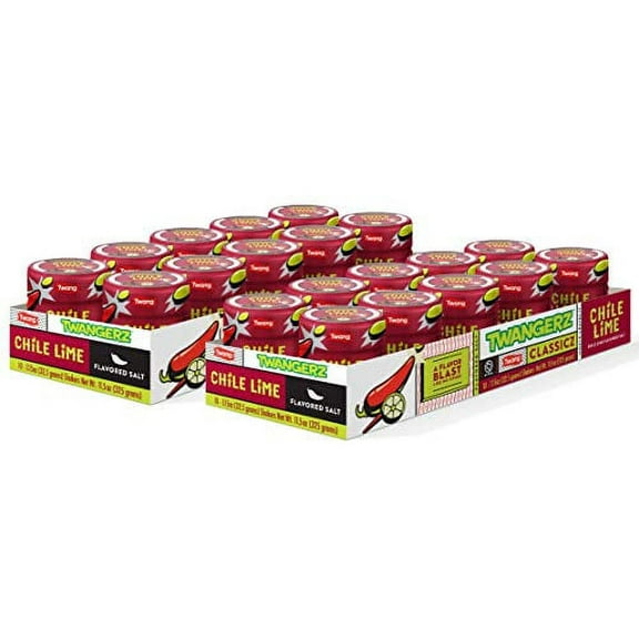 Twangerz Chile-Lime Seasoning Salt .. .. Snack Topping, 1.15-Ounce .. Shaker .. (Pack of .. 20)