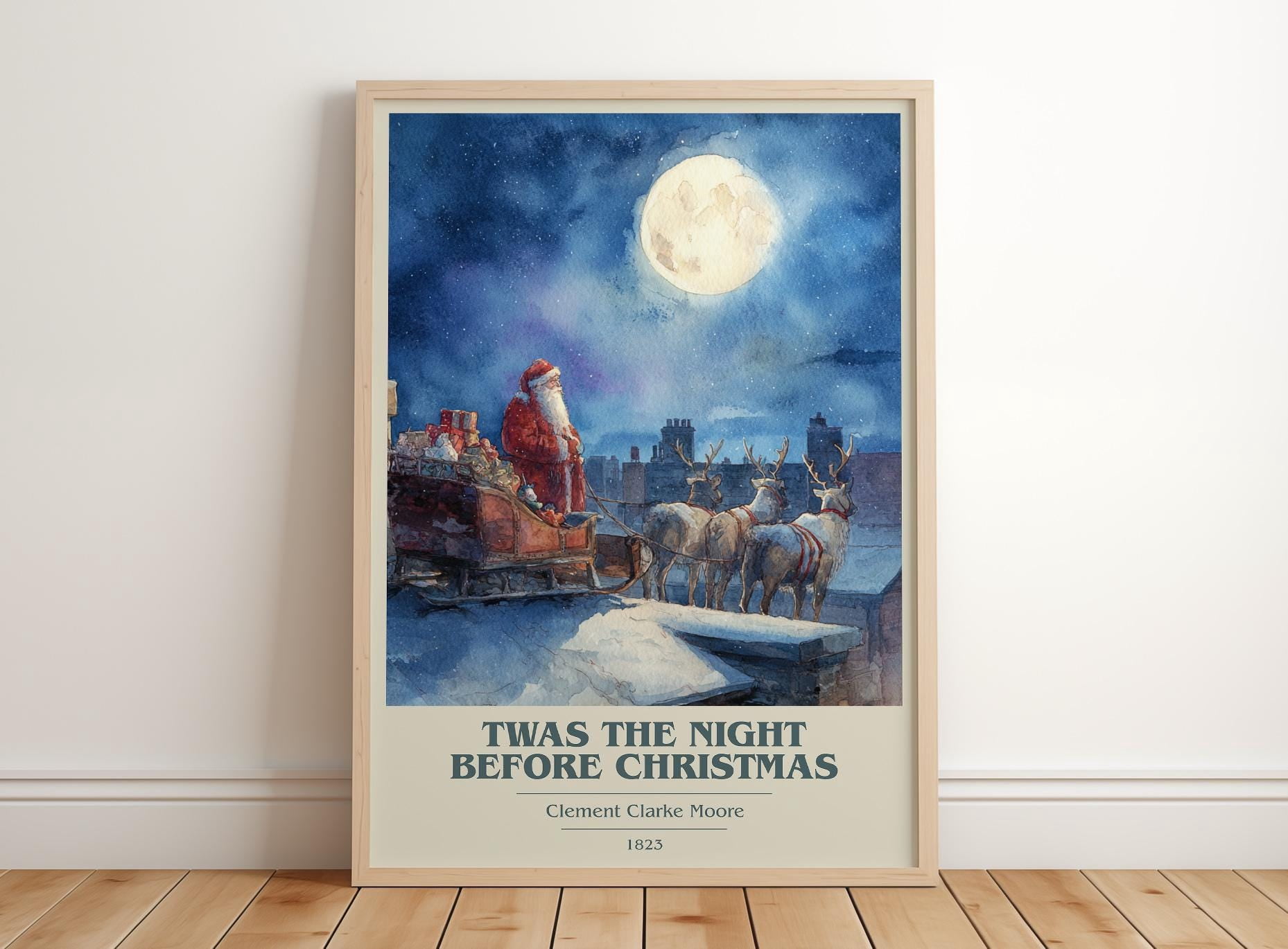 Twas The Night Before Christmas By Clement Clarke Moore Poetry Literary ...