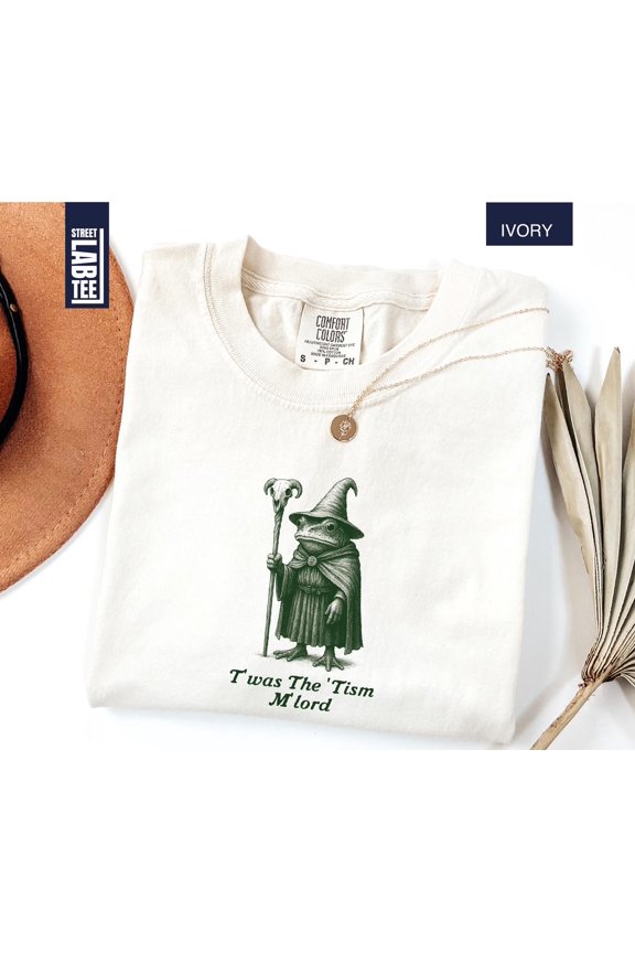 Twas TheTism Mlord TShirt Frog Wizard Meme Shirt Neurodiversity Tee Weirdcore Shirt Autism