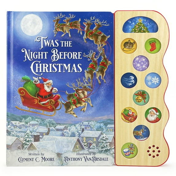 'Twas the Night Before Christmas, (Board Book)