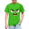 thumbnail image 1 of Twczz Boys Funny Graphic T Shirts- Crewneck Cotton Short Sleeve Soft Kids Summer Tees Green Size 6, 1 of 6