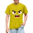 thumbnail image 1 of Twczz Boys Funny Graphic T Shirts- Soft Cotton Short Sleeve Crewneck Kids Summer Tees Yellow Size 4, 1 of 6
