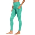 thumbnail image 1 of Twczz Womens Leggings with Pockets- Tummy Control Stretch High Waist Workout Yoga Pants Mint Green Size XL, 1 of 9