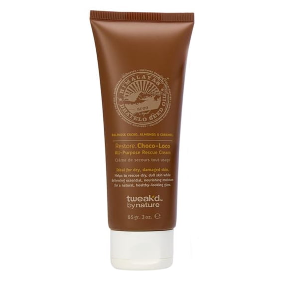 Tweak'd  6 in 1 Hand Body Eye All-Purpose Rescue Skin Cream ~Choco-Loco 3 oz