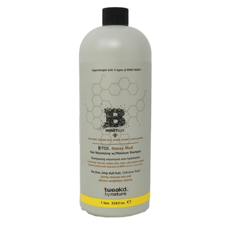 Tweak'd By Nature Honeylux B'Tox Honey Mud Moisturizing Shampoo 33.8 Ounces
