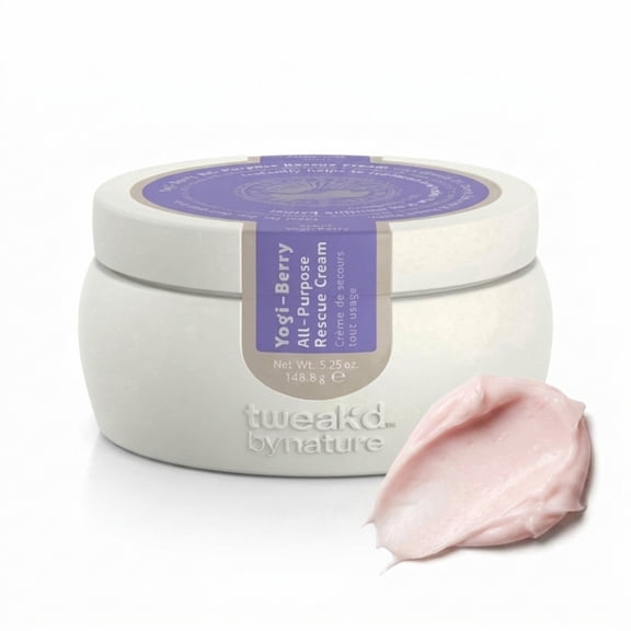 Tweak'd by Nature All-Purpose Rescue Face and Body Skin Cream, Yogi-Berry Scent, 5.25 oz.