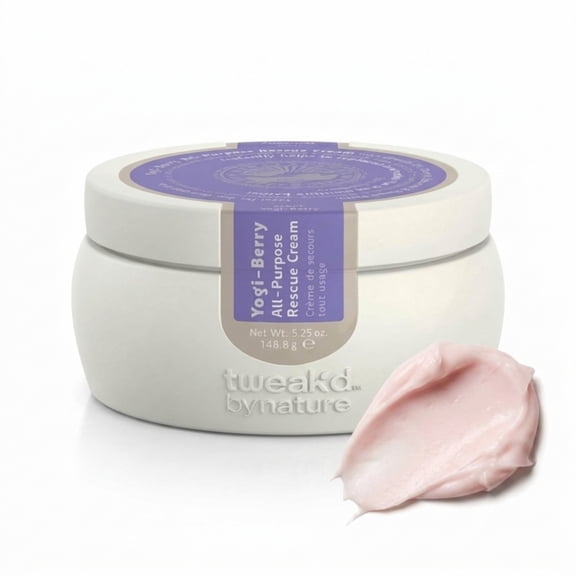 Tweak'd by Nature All-Purpose Rescue Face and Body Skin Cream, Yogi-Berry Scent, 5.25 oz.