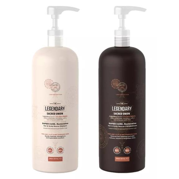 Tweak'd by Nature Supersize Legendary Shampoo and CREAMditioner Set  Golden Amber