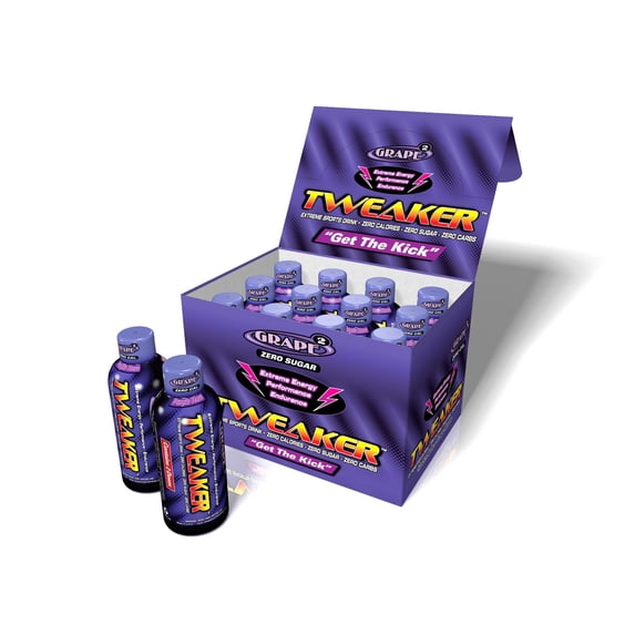 Tweaker Energy Shot, Grape, 2 fl oz, 12 Count