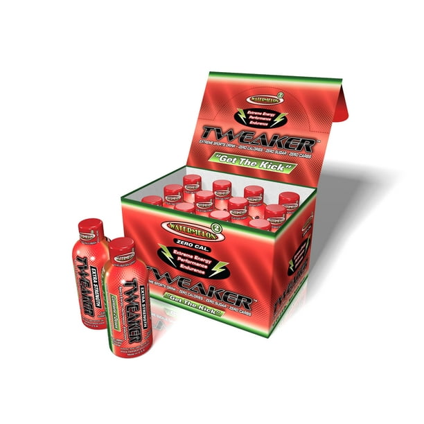 Tweaker Energy Shot, Watermelon, 2 fl oz, 12 Count Walmart Business
