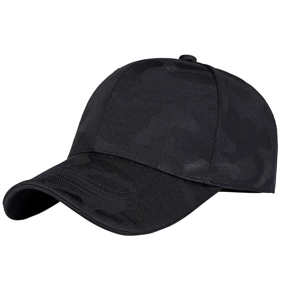 Tweang Baseball Cap Cap with Sandwich Bill Lightweight Baseball Hat Brushed Twill Cap Baseball Hats for Men Sun Portable Hats Summer Sun Hat Sports Mesh Cap Outdoor Sports Hat Black One Size